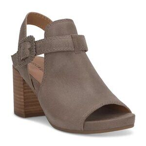 Lucky Brand Juliane Cutout Slingback Sandals $119 - US Size 11 - Coffee - 1375